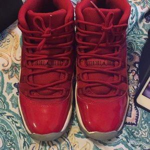 Red Jordan 11s